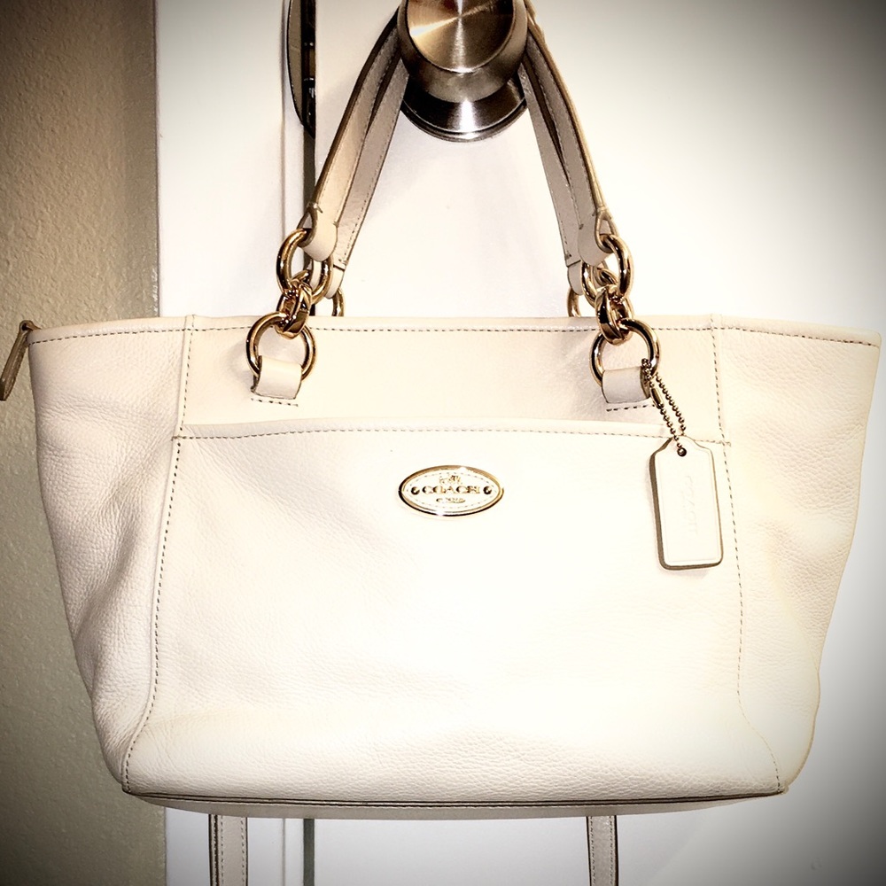 Coach Pebbled Leather Tote